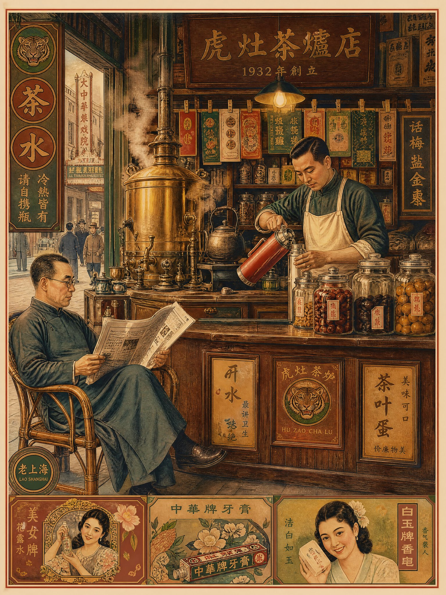 转角 · 老虎灶与烟纸店