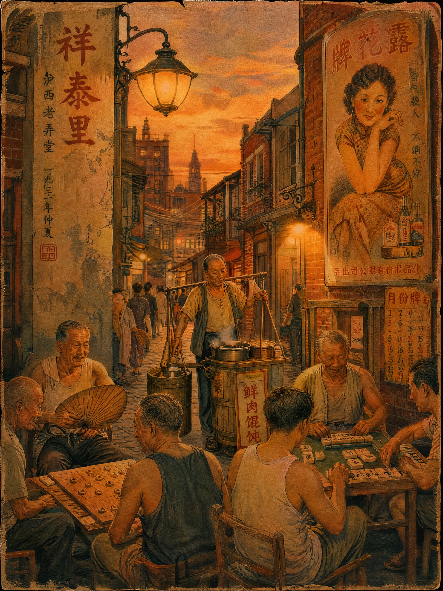 转角 · 黄昏弄堂口